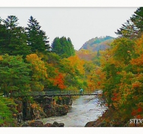 日本严美溪流美景